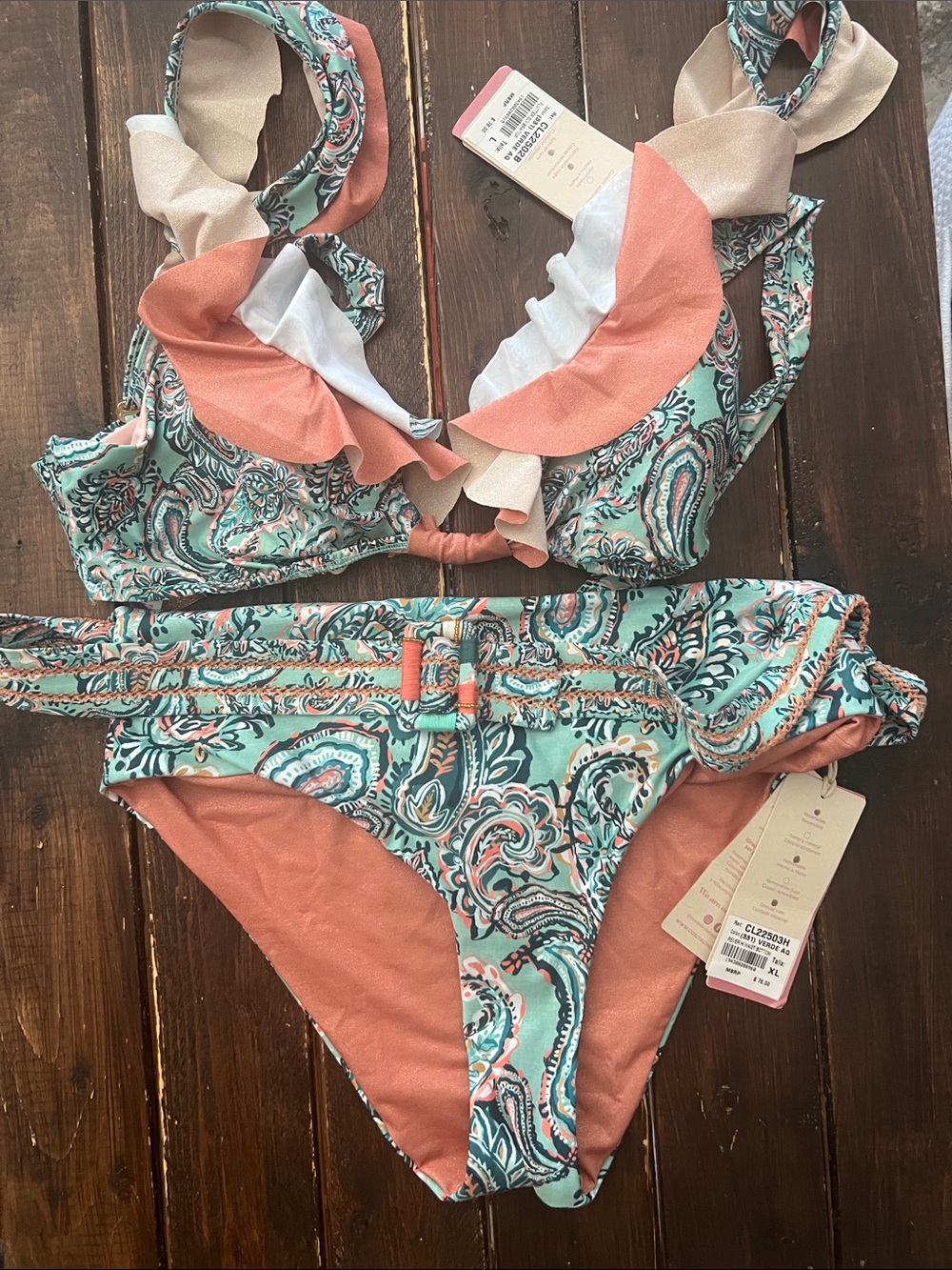 COSITA LINDA Two piece Bathing suit NWT